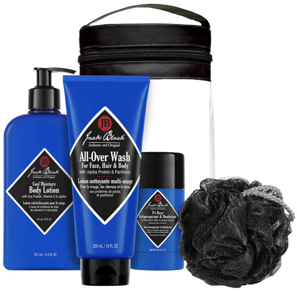 jack black shower kit, body wash set, best fathers day gifts
