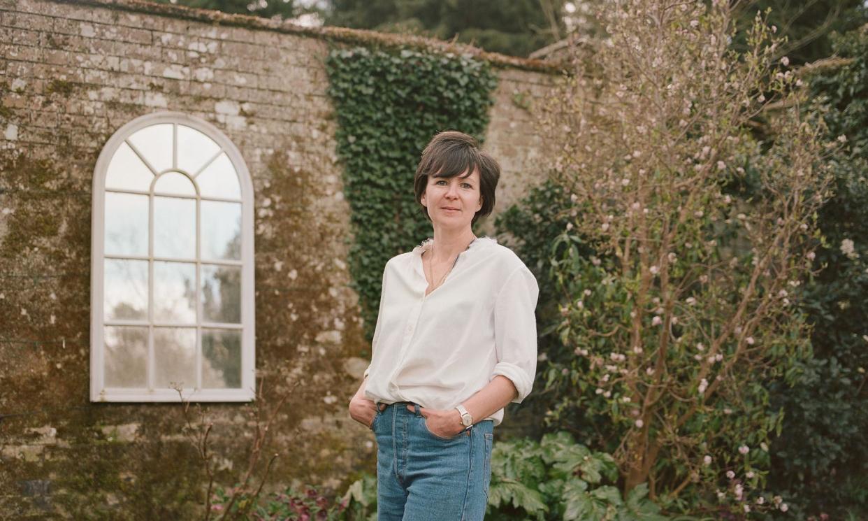 <span>Olivia Laing in her garden.</span><span>Photograph: Sandra Mickiewicz.</span>