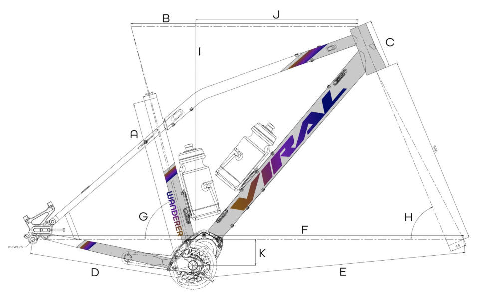 Viral Bike Wanderer Geometry