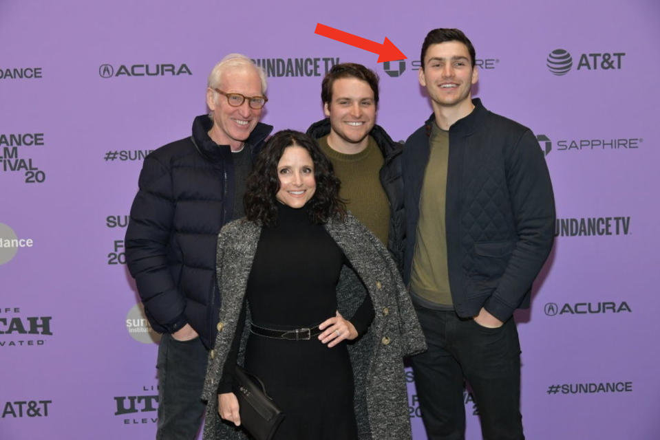 Julia Louis-Dreyfus and her family