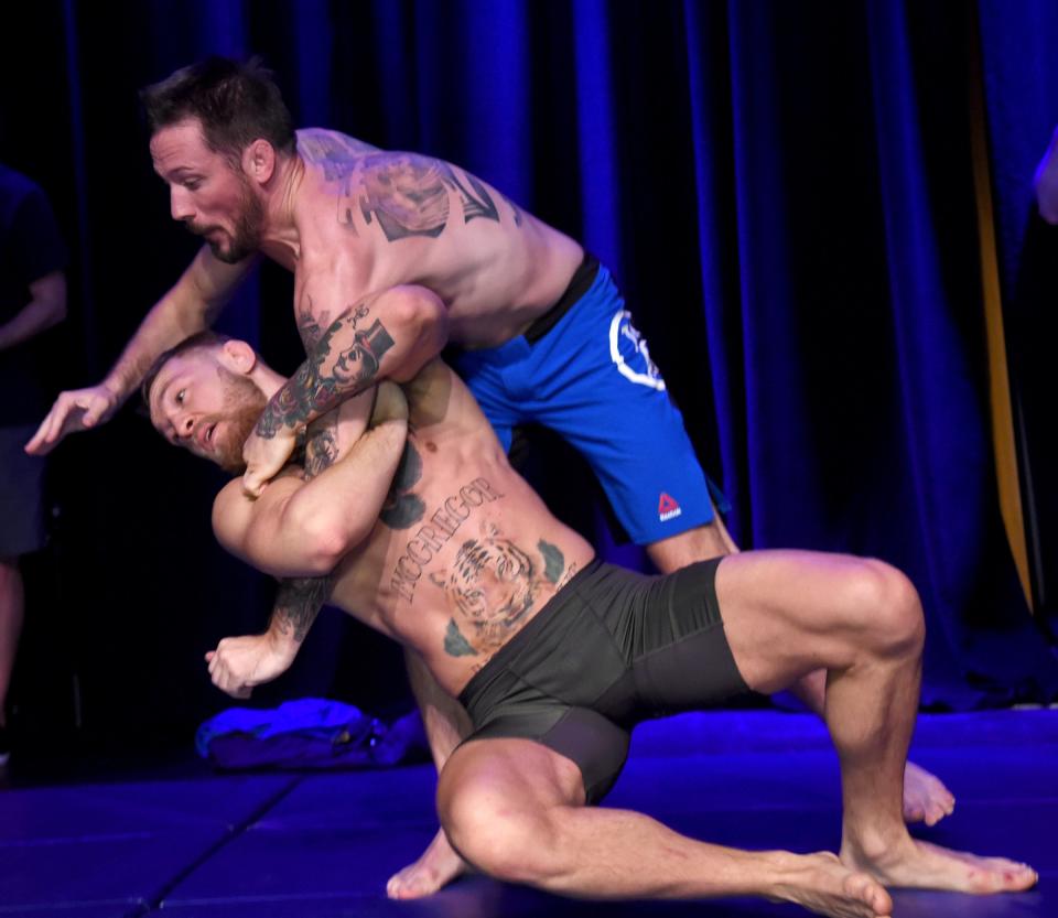 Conor McGregor judo throws John Kavanagh