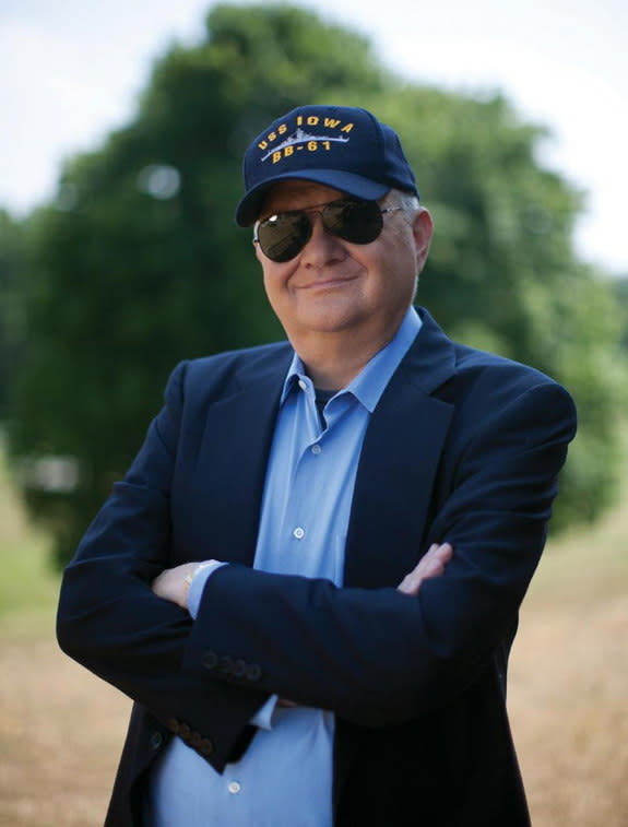 Author Tom Clancy, best-selling writer and entrepreneurial space supporter.