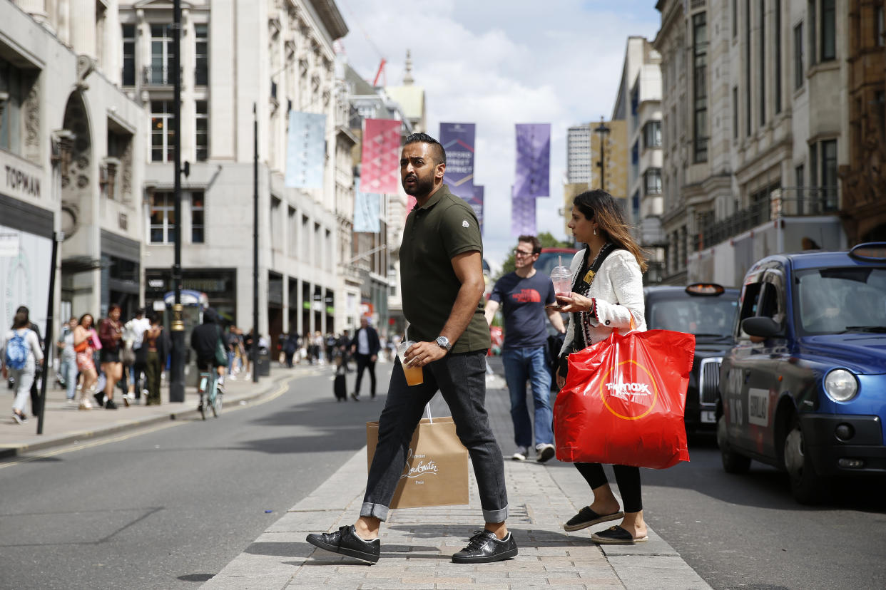 A lifting of hospitality restrictions meant consumers had more opportunities to spend outside retail. Photo: Getty Images