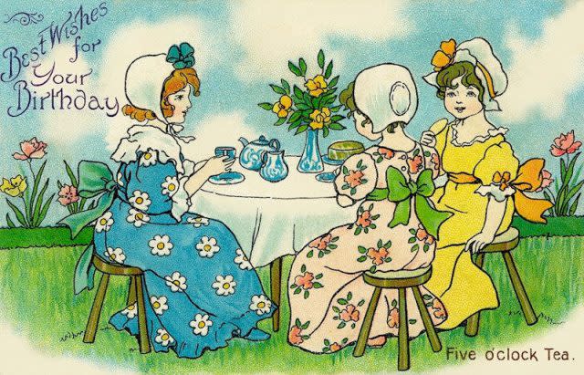 A 1910 birthday card