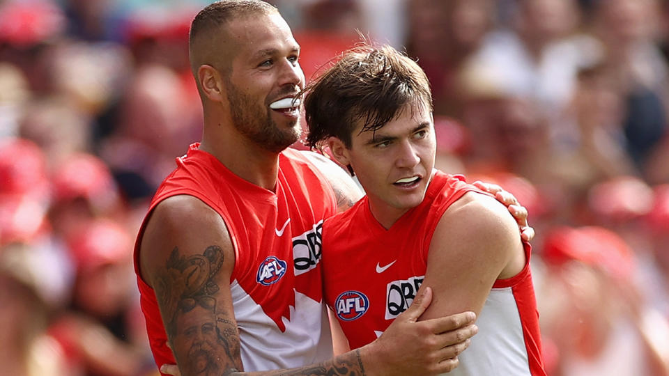Buddy Franklin will be in the frame to play in Thursday night against Essendon, Swans coach John Longmire says. (Photo by Cameron Spencer/Getty Images)