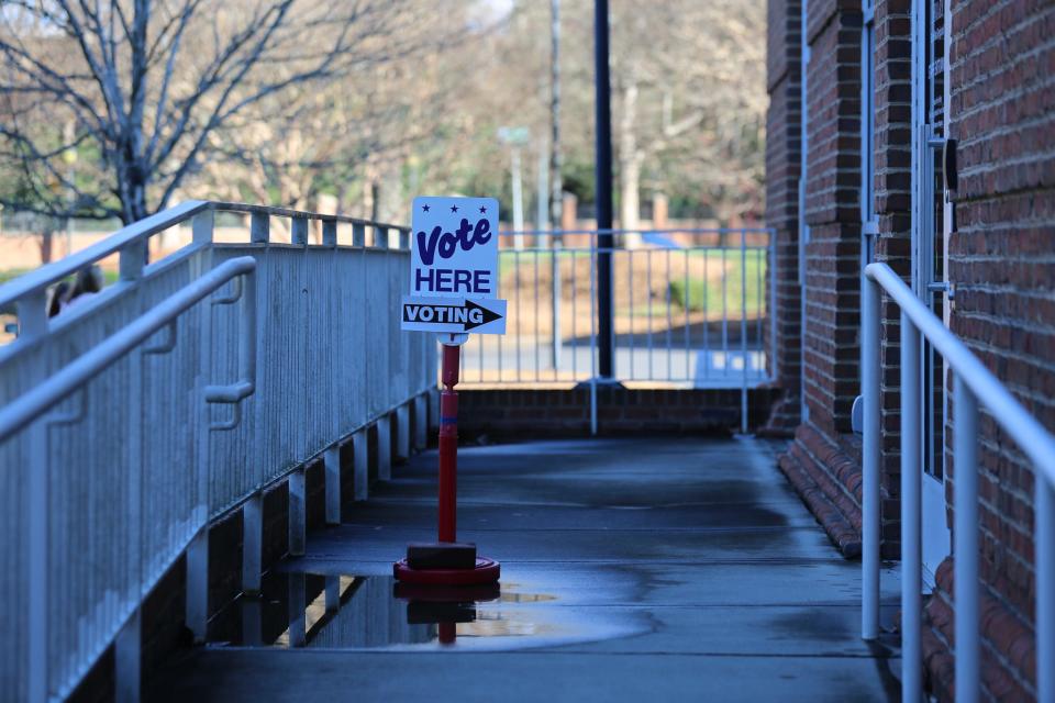 An early voting site in North Carolina.