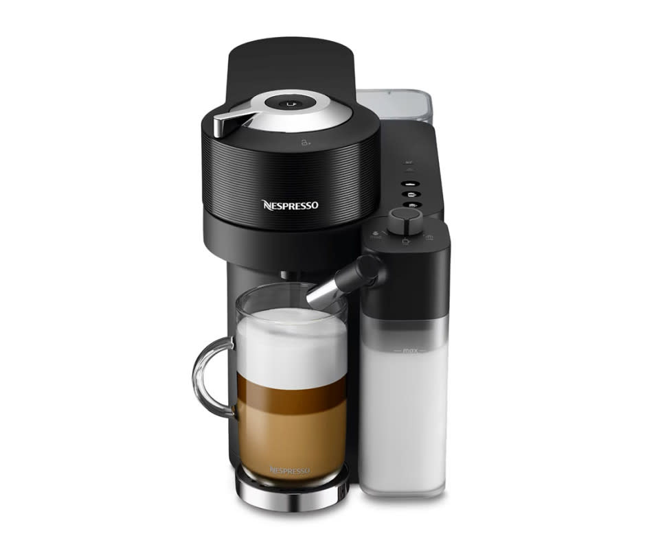 <p>Courtesy Image</p><p>If Mom doesn't entertain much any more and wants a slim, single-serve coffee machine, opt for <a href="https://clicks.trx-hub.com/xid/arena_0b263_mensjournal?q=https%3A%2F%2Fwww.amazon.com%2FNespresso-Vertuo-Lattissima-DeLonghi-Black%2Fdp%2FB0C5KF8YK7%3FlinkCode%3Dll1%26tag%3Dmj-yahoo-0001-20%26linkId%3D0958d95d9c75ca57fa649c1894b4d0b1%26language%3Den_US%26ref_%3Das_li_ss_tl&event_type=click&p=https%3A%2F%2Fwww.mensjournal.com%2Fgear%2Fgifts-for-mom%3Fpartner%3Dyahoo&author=Brittany%20Smith&item_id=ci02cc95e6d0002714&page_type=Article%20Page&partner=yahoo&section=style&site_id=cs02b334a3f0002583" rel="nofollow noopener" target="_blank" data-ylk="slk:Nespresso Vertuo Lattissima;elm:context_link;itc:0;sec:content-canvas" class="link ">Nespresso Vertuo Lattissima</a>. She can make a variety of coffee- and espresso-based drinks at the touch of a button, whether it's a velvety cappuccino or a latte. Not only does it boast a fast heat-up time and an integrated milk frother, but its versatile capsule system ensures she can enjoy an array of aromatic coffee experiences, making her mornings extra special. Go the extra mile by picking out a few sleeves of her favorite coffee flavors. </p>