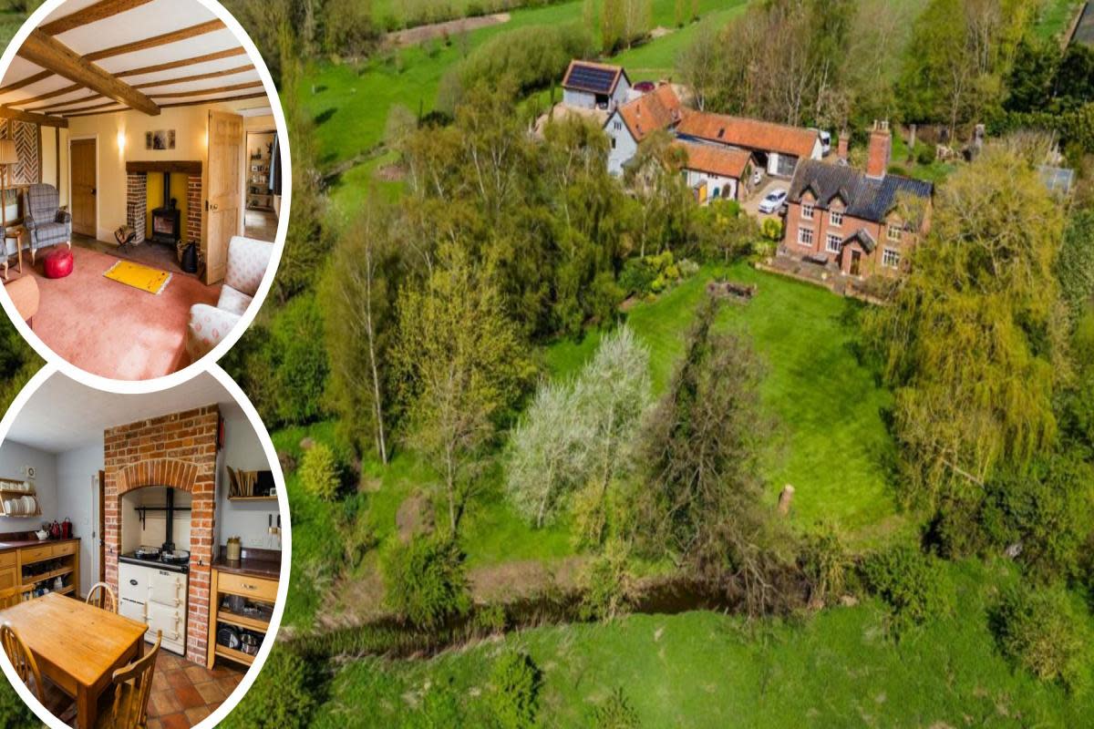 A 17th-century timber frame farmhouse near Harleston is up for sale <i>(Image: eXp)</i>