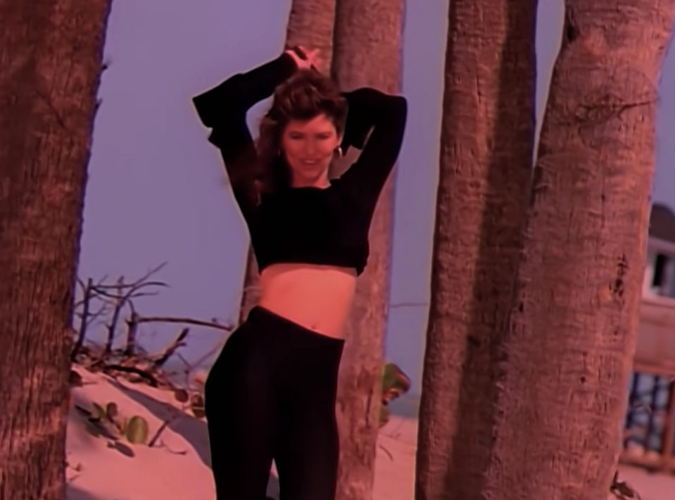 Shania Twain in the ‘What Made You Say That’ music video ((C) 1999 Mercury Nashville Records)