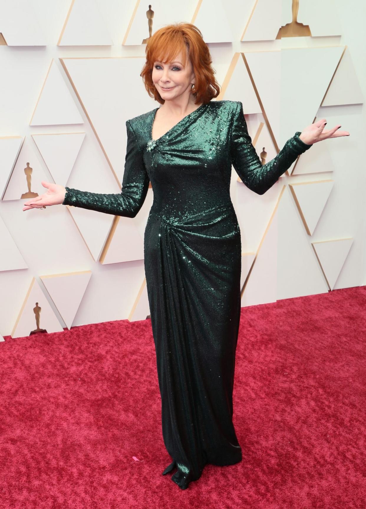 94th Annual Academy Awards - Arrivals Reba McEntire