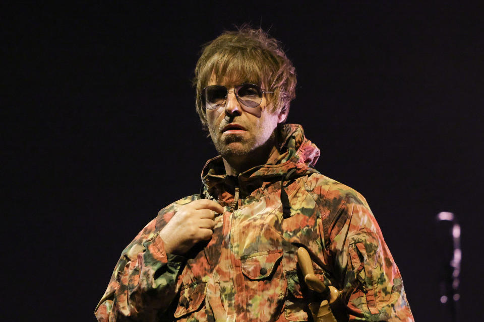 AUCKLAND, NEW ZEALAND - JULY 21: Liam Gallagher performs at Spark Arena on July 21, 2022 in Auckland, New Zealand. (Photo by Dave Simpson/WireImage)