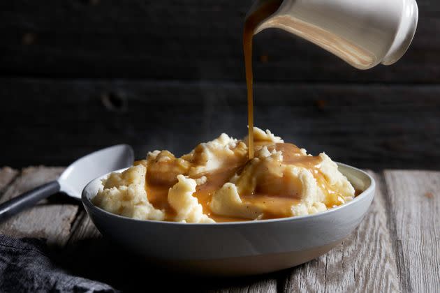 For creamier mashed potatoes, try putting your cooked potatoes through a ricer or a food mill to create a fluffy purée.