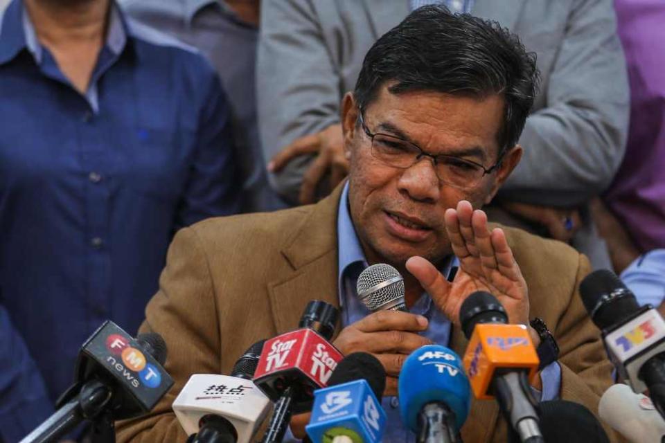 PKR secretary-general Datuk Seri Saifuddin Nasution Ismail explained that among the reasons that drove Pakatan Harapan to abandon the by-election is their worry for voters’ safety and wellbeing despite new SOPs set to be introduced. ― Picture by Hari Anggara