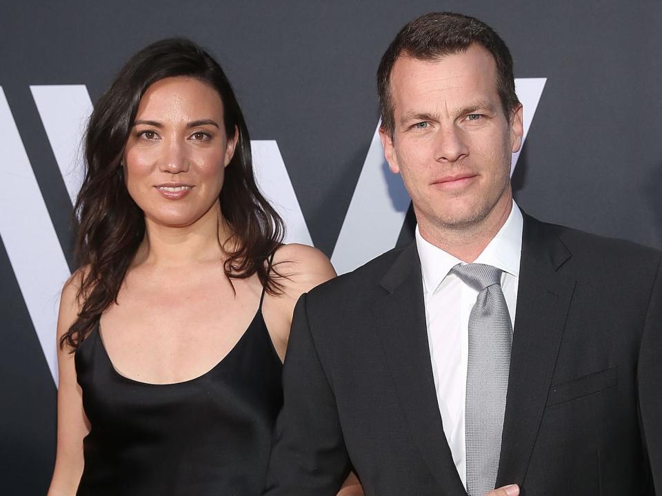 Lisa Joy Jonathan Nolan Westworld HBO premiere Getty Images