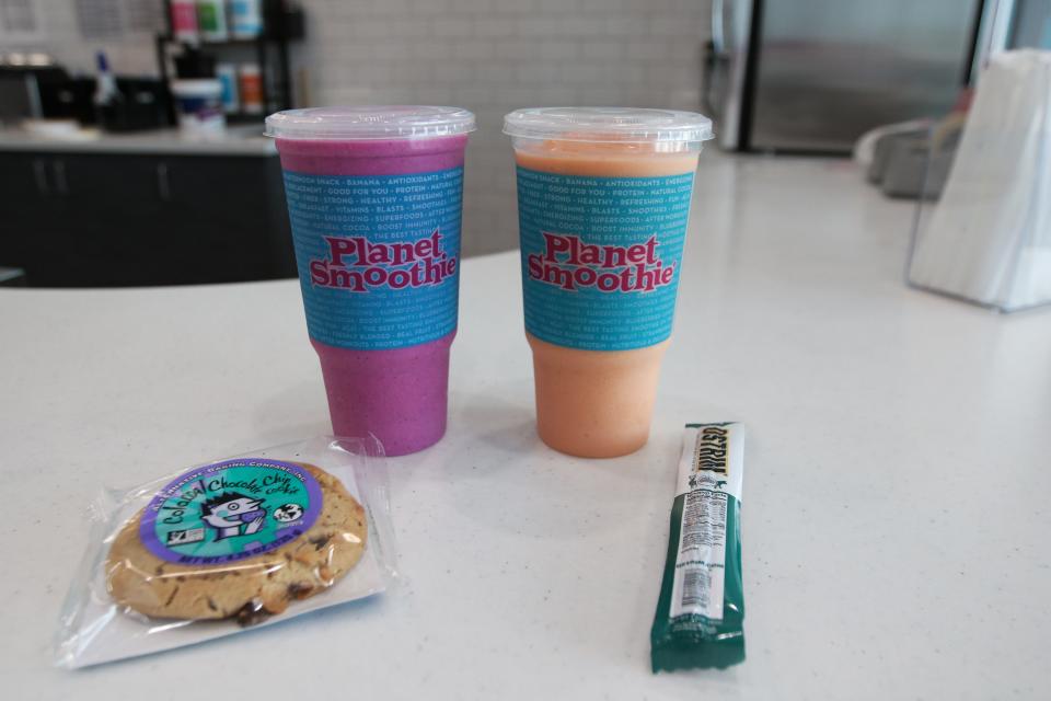 The Last Mango, Road runner and Mango Passion are considered house favorites are Planet Smoothie in Panama City.