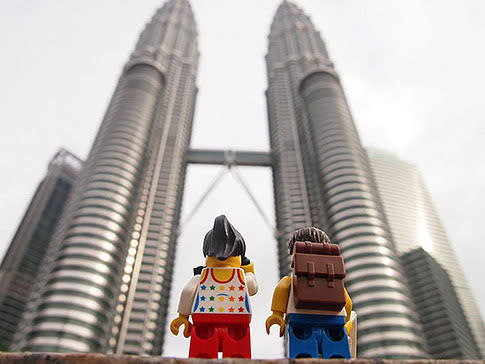 They ticked off the Petronas Towers in Kuala Lumpur, Malaysia