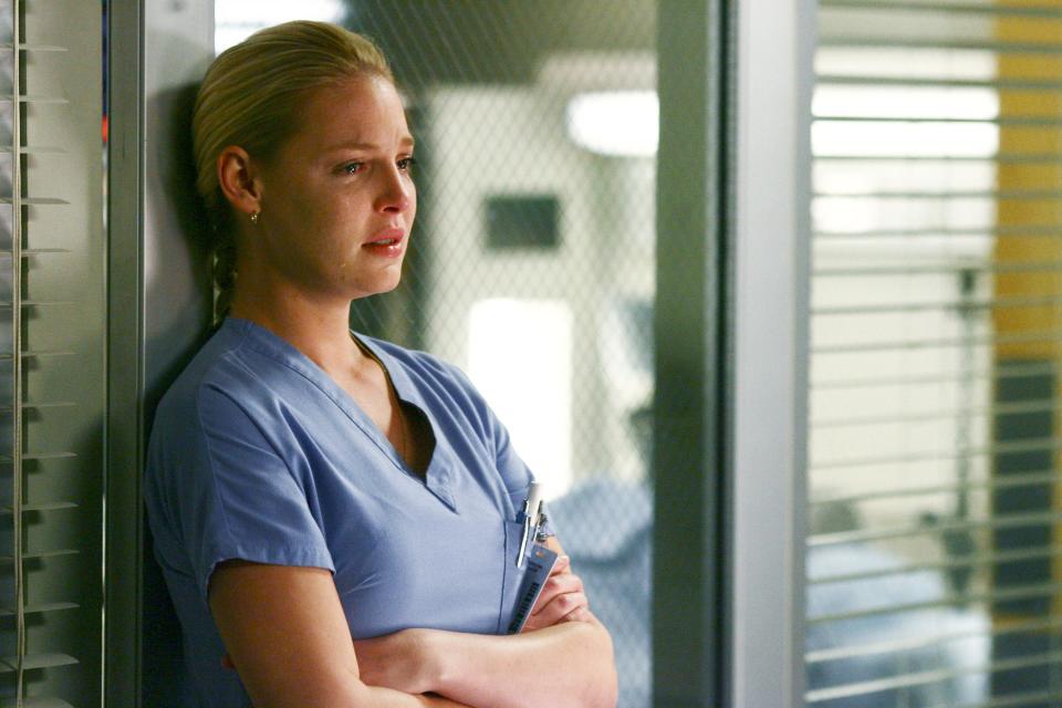 Katherine Heigl on "Grey's Anatomy."