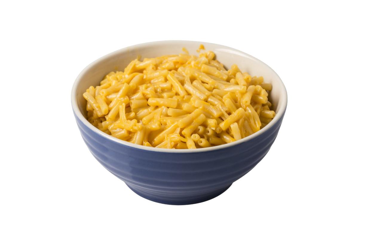 <span class="caption">We love to bad-mouth processed foods – usually while our mouths are full of it.</span> <span class="attribution"><a class="link " href="https://www.gettyimages.com/detail/photo/macaroni-and-cheese-in-bowl-royalty-free-image/539959124?adppopup=true" rel="nofollow noopener" target="_blank" data-ylk="slk:IcemanJ via Getty Images;elm:context_link;itc:0;sec:content-canvas">IcemanJ via Getty Images</a></span>