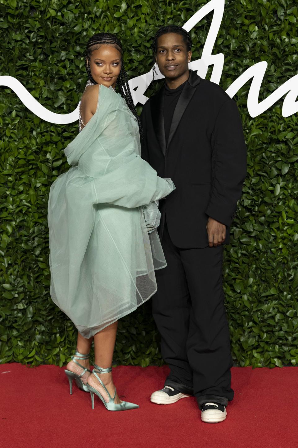 Rihanna and A$AP Rocky attended The Fashion Awards in 2019 at The Royal Albert Hall. - Credit: Ik Aldama/picture-alliance/dpa/AP Images