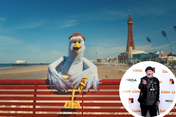 Johnny Vegas voices Nigel C Gull in the Blackpool marketing campaign (Photo: Visit Blackpool, Ian West/PA)