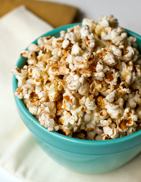 Cinnamon Chili Coconut Oil Popcorn