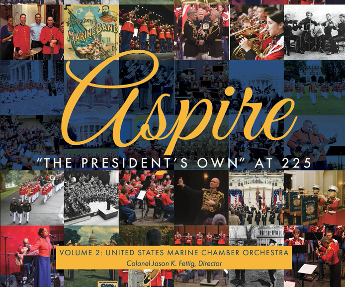 The concerto was recorded in Washington for “Aspire: The President’s Own at 225.”