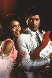 Angela Bassett (as Tina Turner) and Laurence Fishburne (as Ike Turner) in “What’s Love Got to Do With it?” Courtesy Everett Collection