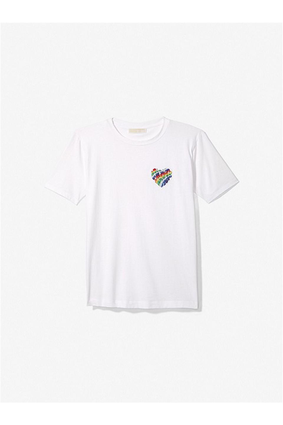 Pride Rainbow Badge Organic Cotton T-Shirt