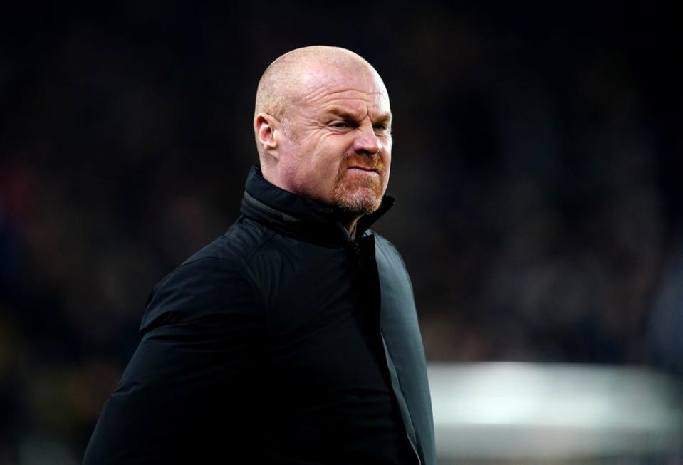 Sean Dyche, who missed Burnley’s last match due to isolation, said the club were in a worse position than before the Leicester match was called off (David Davies/PA) (PA Wire)