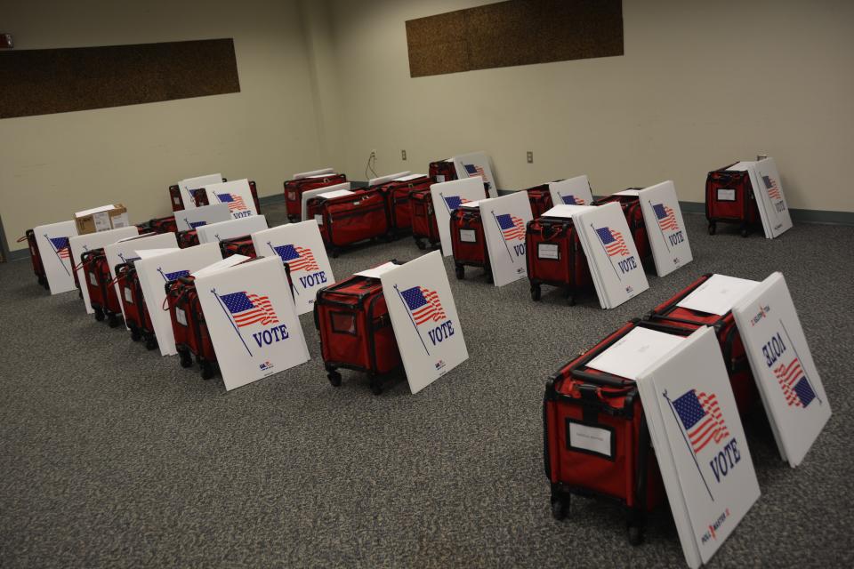 Somerset County voting machines are ready for pickup today.