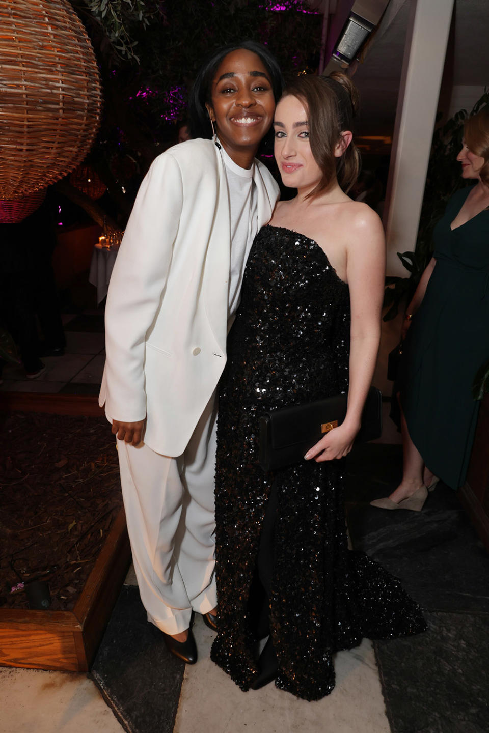 Ayo Edebiri and Rachel Sennott at the WME 2024 Awards Toast at Soho House West Hollywood on January 14, 2024.