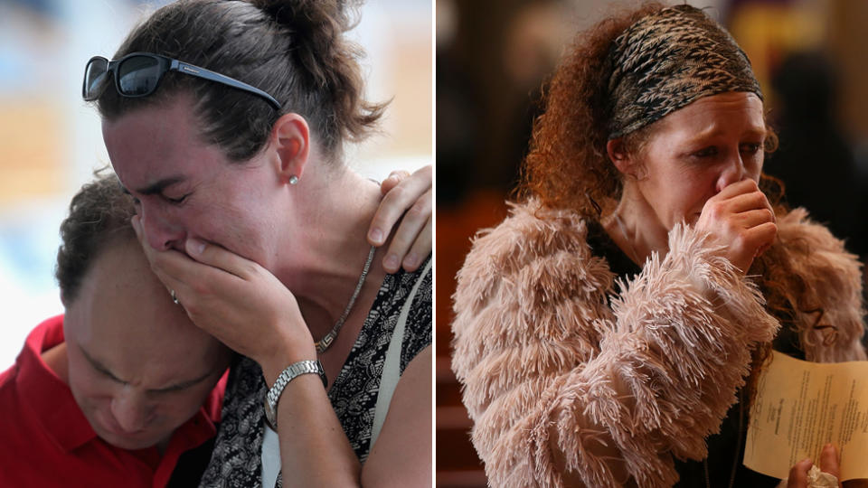 Mourners pay their respects for the victims of MH17.