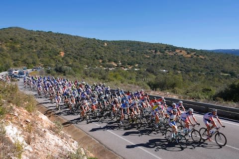 Cyclists in the Volta ao Algarve - Credit: Getty