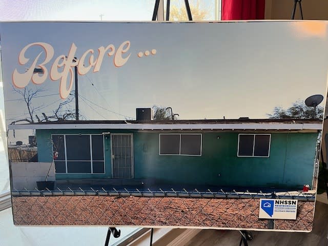A family in the Historic Westside received the gift of a total rehab from the nonprofit Neighborhood Housing Services Southern Nevada. (KLAS)