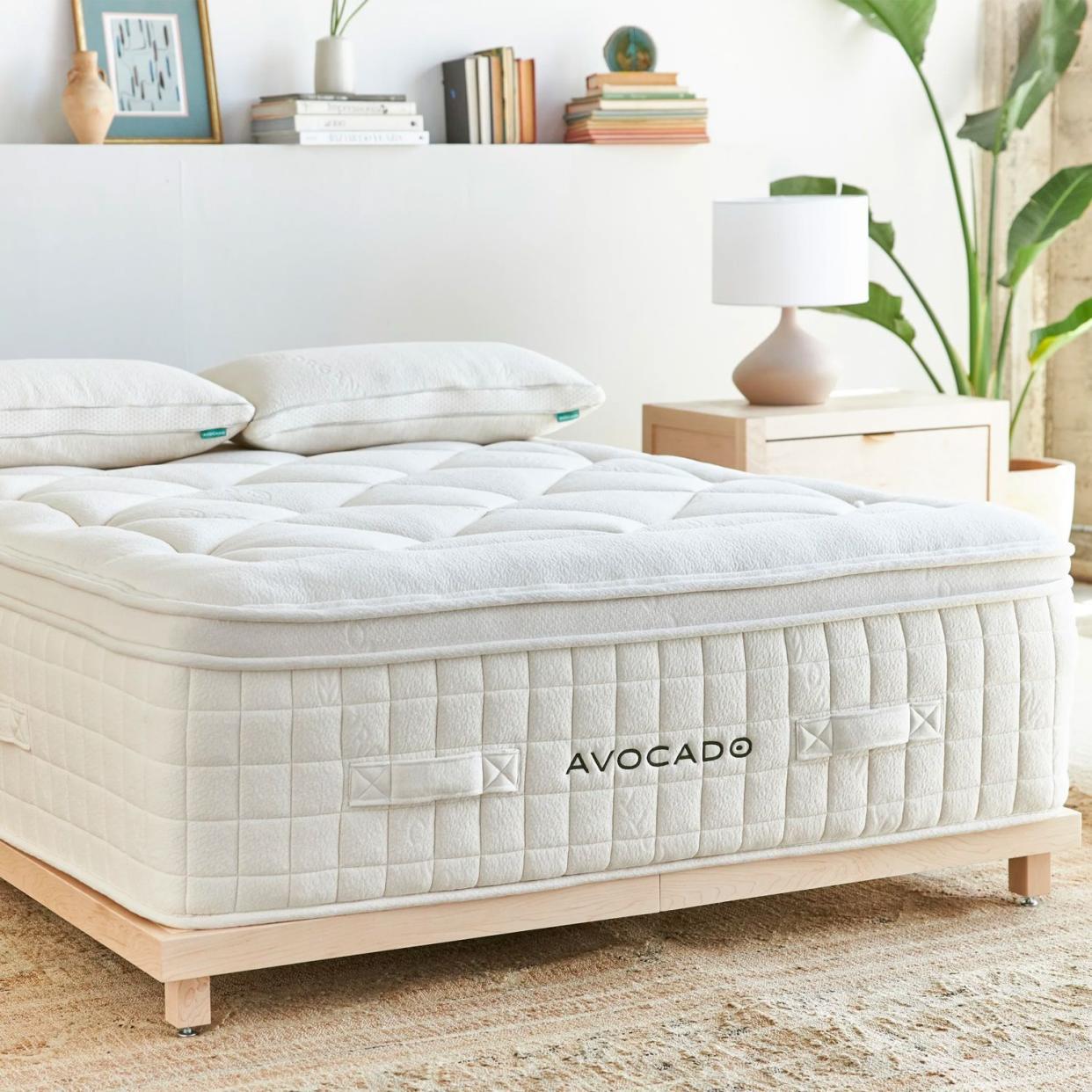 <p><a href="https://go.redirectingat.com?id=74968X1596630&url=https%3A%2F%2Fwww.avocadogreenmattress.com%2Fproducts%2Fnatural-organic-luxury-plush-mattress&sref=https%3A%2F%2F" rel="nofollow noopener" target="_blank" data-ylk="slk:Shop Now;elm:context_link;itc:0;sec:content-canvas" class="link rapid-noclick-resp">Shop Now</a></p><p>Organic Luxury Plush Mattress</p><p>avocadogreenmattress.com</p><p>$3059.00</p>