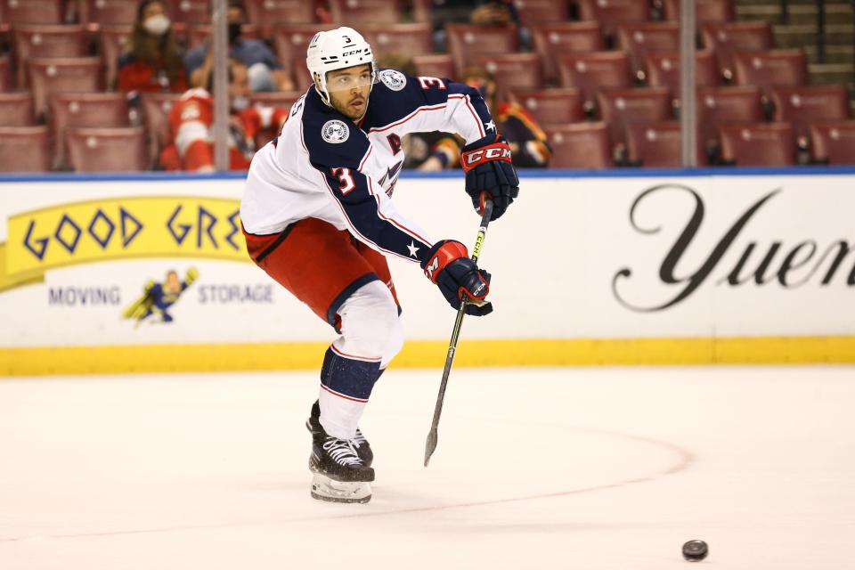 Seth Jones has been traded by the Columbus Blue Jackets to the Chicago Blackhawks.