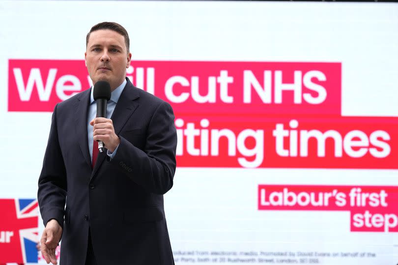 Wes Streeting launching Labour's new NHS campaign