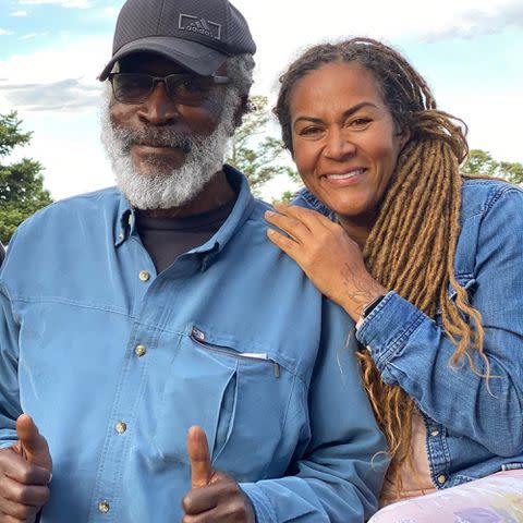 <p>Shannon Amos Instagram</p> John Amos with his daughter Shannon Amos.