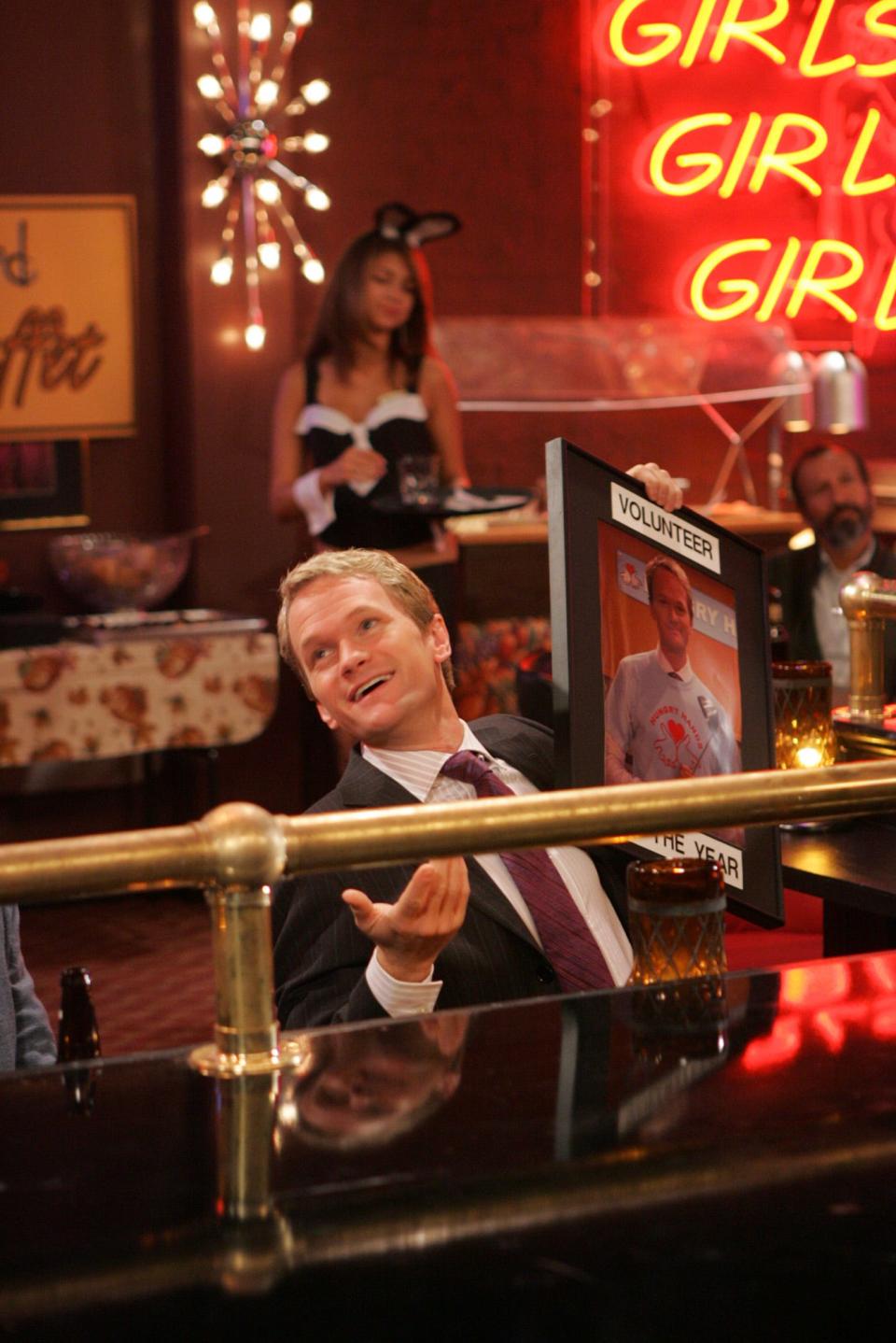 Neil Patrick Harris earned four Emmy nominations playing bachelor Barney on "How I Met Your Mother."