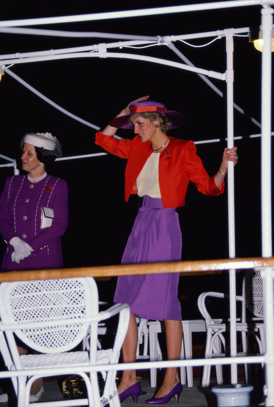 princess diana purple red