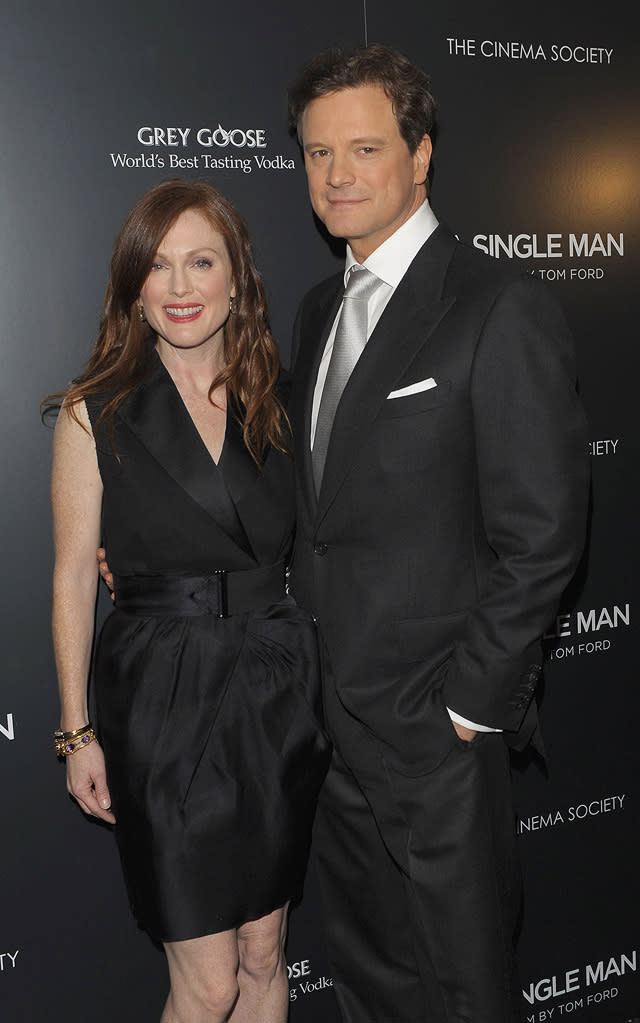 A Single Man NY Screening 2009 Julianne Moore Colin Firth