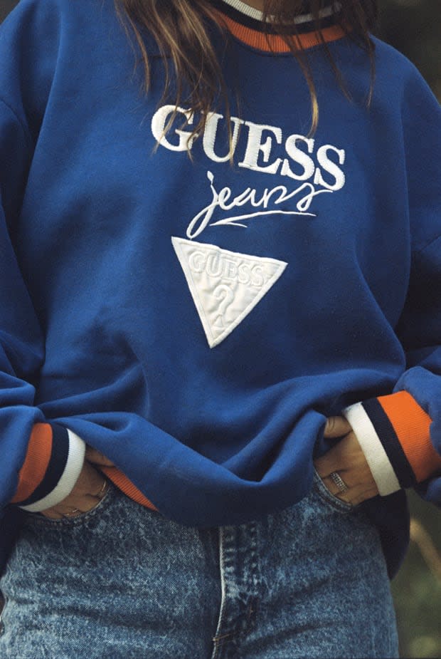 <p>Guess Certified Vintage Program lookbook. Photo: Courtesy of Guess</p>