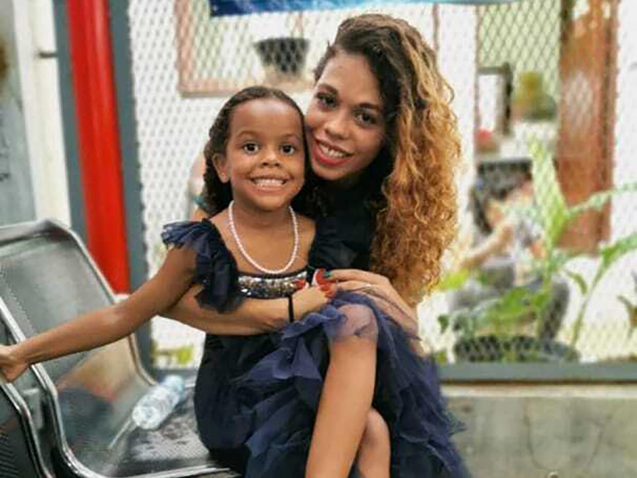Heather Mack, dubbed the "Suitcase Killer" spends time with daughter Stella inside a Bali prison