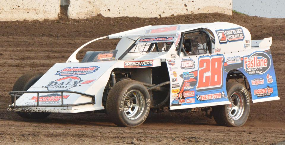 Tommy Nichols of Watertown won the 2023 Midwest modifieds points title at Casino Speedway in Watertown.