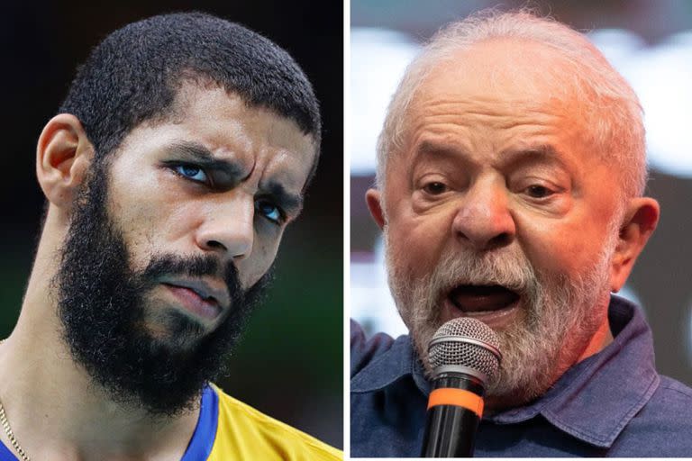 Wallace Leandro Moreira y Lula da Silva