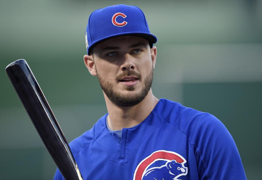 Kris Bryant is the fastest Chicago Cubs player ever to hit 100 home runs. How many more will follow? (AP)