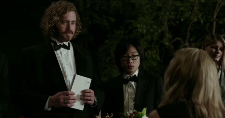 Erlich and Jian Yang attend a gala together