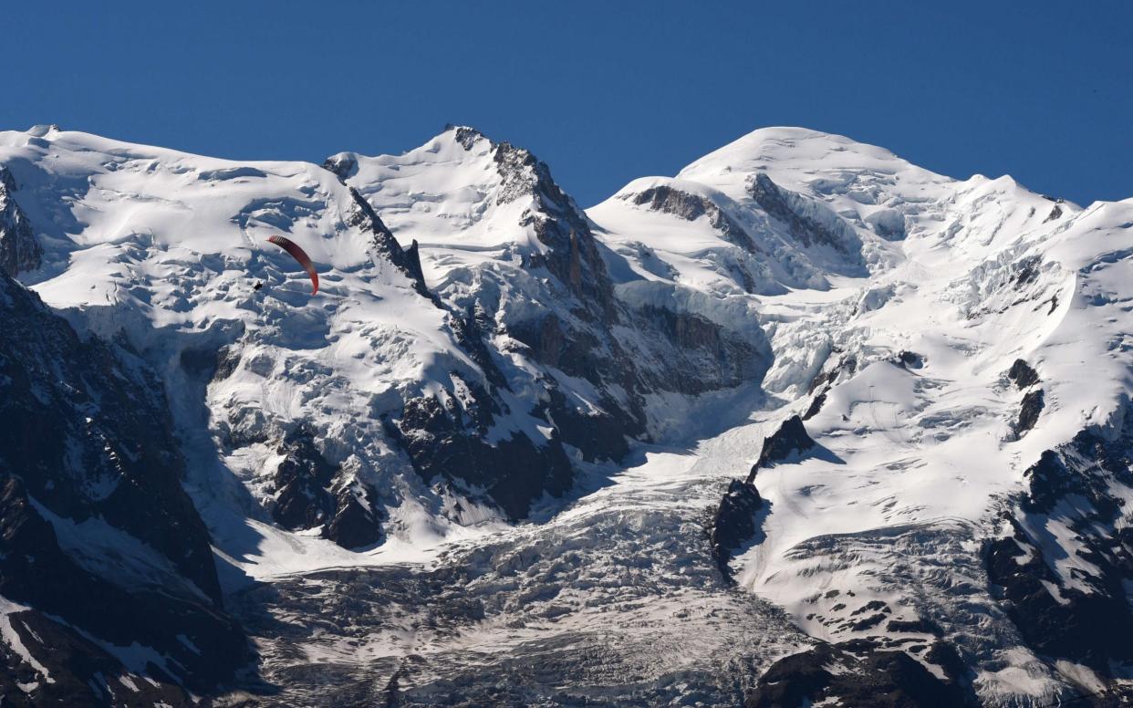 Mont Blanc is a popular destination for tourists and climbers in summer - AFP