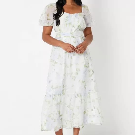 Oasis Tiered Midi Dress