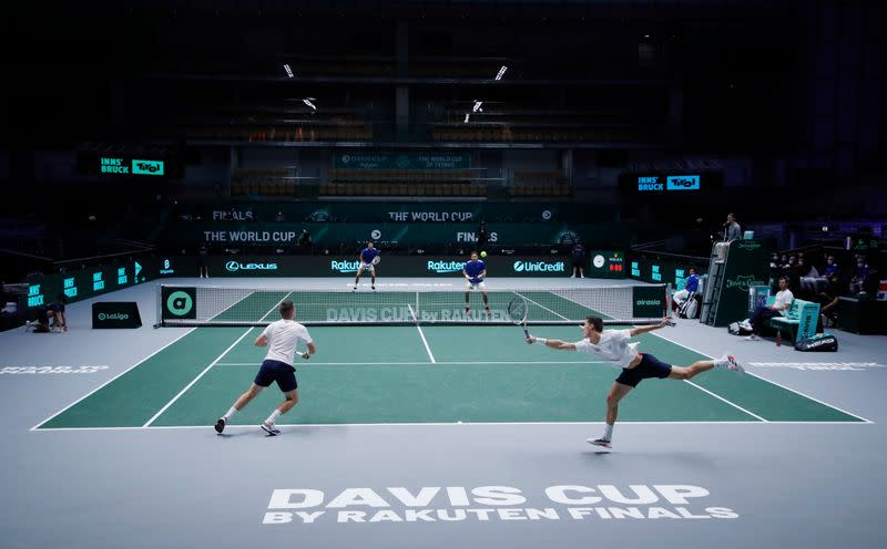 Tenis - Final de la Copa Davis - Grupo C - Francia contra Gran Bretaña